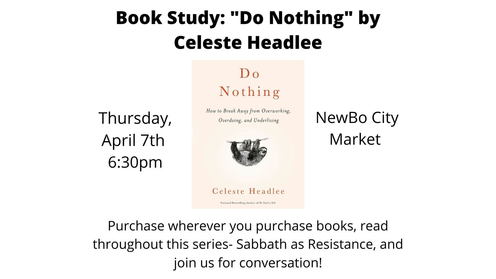 NOURISHED: Book Study: “Do Nothing” by Celeste Headlee