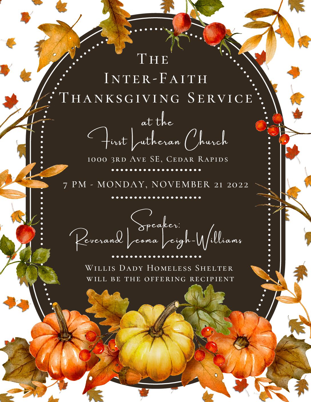 Inter-Faith Thanksgiving Service