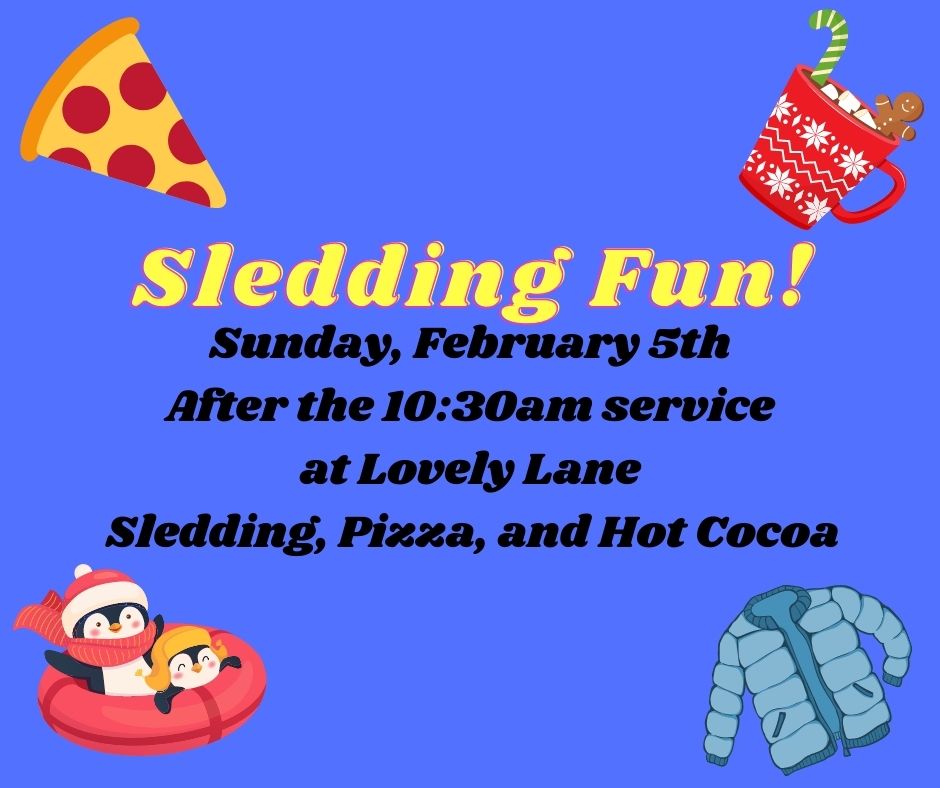 Family Ministries: Sledding and Pizza