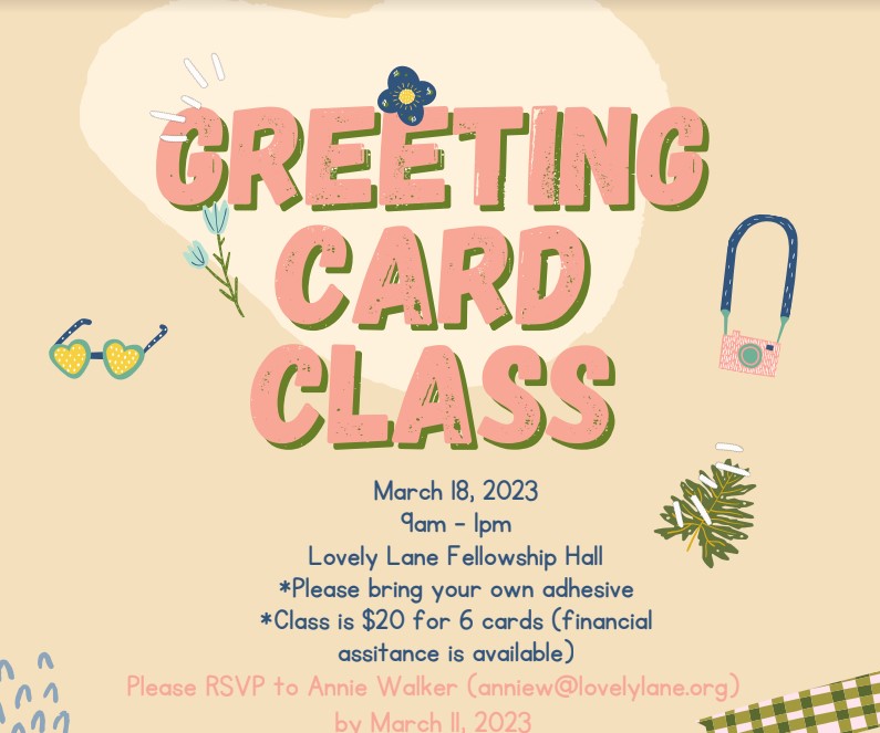 Greeting Card Class