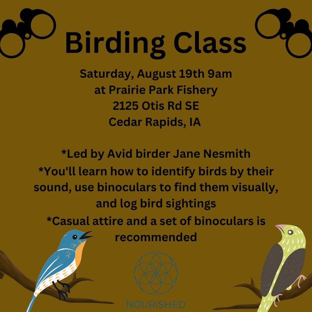 NOURISHED Birding Class