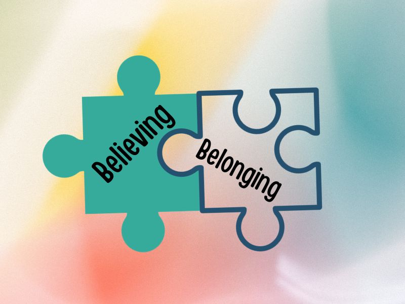 Believing and Belonging puzzle pieces