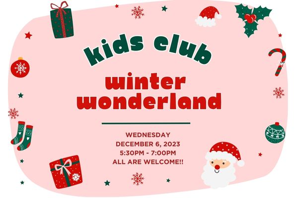 Kids’ Club Winter Wonderland