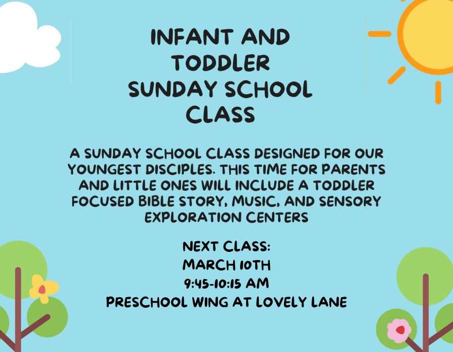 Infant and Toddler Sunday School Class