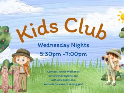 Kids Club October 16