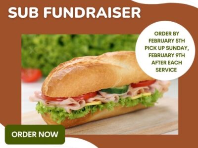 Youth Group Super Bowl Subs Fundraiser 2025