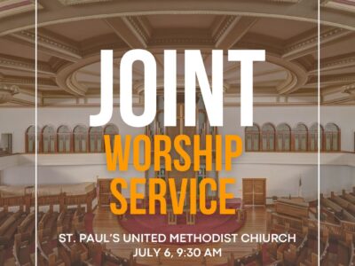 Join Worship Service with Area UMC’s