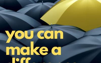 You Can Make a Difference – by Pastor Kristina