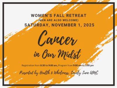 Women’s Fall Retreat – Cancer in our Midst
