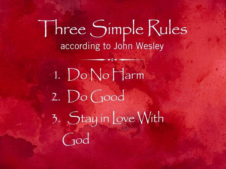 Three Simple Rule – Pastor Scott Meador
