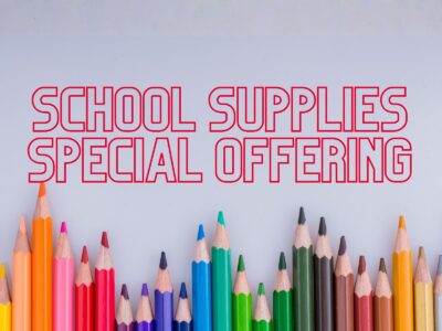 School Supplies Special Offering