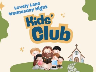 Wednesday Night Kids’ Club – Sept 9